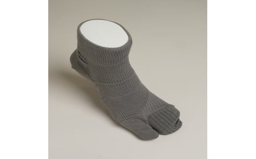 外反母趾対策くつ下 2足組　グレー25～26cm