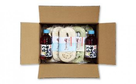 レビューキャンペーン対象★半生そうめん 12個入(めんつゆ付)