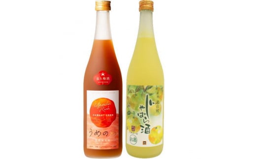 「紀州完熟南高梅・ねりうめ酒」と「じゃばら酒」720ml  各1本【TM17】
