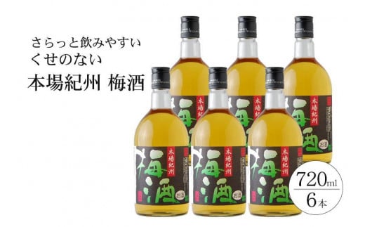 本場紀州 梅酒 6本セット