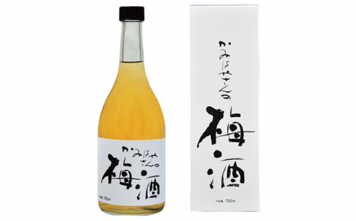 かみはやさんの梅酒 <白> 720ml 2本 アルコール度数11% / 梅干し 梅干 梅 うめ 梅酒 酒 紀州南高梅 南高梅 和歌山 紀州産 完熟梅 本格梅酒 ギフト プレゼント お土産 手土産 贈答 お歳暮 リキュール【okh020】