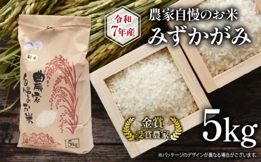 【 先行予約 】 令和7年産 新米 5kg 農家自慢のお米 みずかがみ ( 2025年産 近江米 ミズカガミ お米  白米 精米 お米 おこめ ブランド米 産地直送 農家直送 送料無料 滋賀県 竜王町 ふるさと納税 )