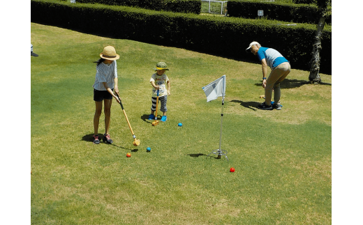 希望が丘文化公園 グラウンドゴルフ 入場券 チケット ( 大人チケット 2枚 )  ゴルフ アウトドア アクティビティ 自然 運動 子供 キッズ 家族 ファミリー 体験 滋賀県 竜王