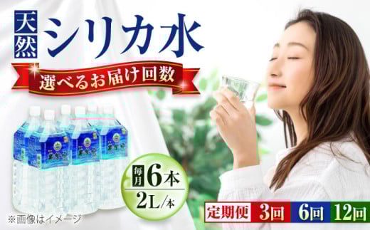 【全12回定期便】飲料 水 ミネラルウォーター 巌聖水6500 2L×6本入り 広島県福山市/小林商事 ミネラルウォーター ペットボトル 2l 2リットル 保存用 備蓄 防災 [BAEA021]