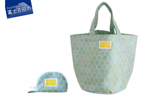 IIYU TEXTILE オケバック＆フロセンウォレット グリーン