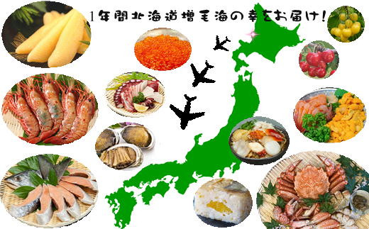 7-350-001 定期便プレミアムましけ満喫コース【2026年1月発送~】定期便