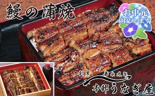 [お中元ギフト]うなぎ 蒲焼 カット無頭 本部うなぎ屋 かば焼き 国産 宮崎 蒲焼 鰻[3-8]