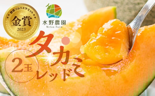 【先行予約】2026年6月発送　水野農園産タカミレッド　２玉