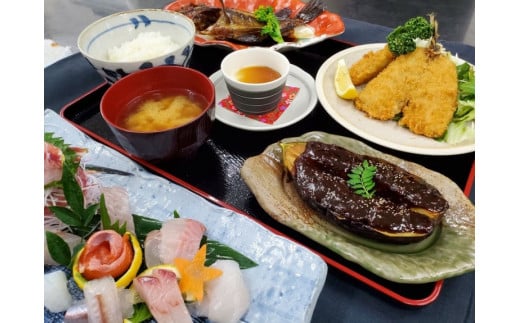 伊良湖御膳ランチ食事券4名様分 利用券 チケット 飲食店 新鮮 おいしい 美味しい 鮮魚 刺身 海鮮