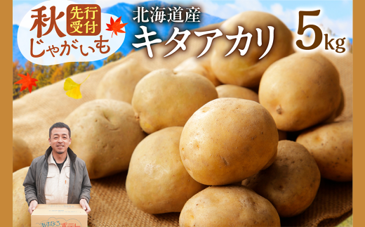 今が旬!すぐ届く!10月より発送開始!ホクホク!しっとりなめらか! 北海道産 キタアカリ いも じゃがいも きたあかり イモ 約5kg じゃがいも いも 芋 産地直送 秋_S041-0007