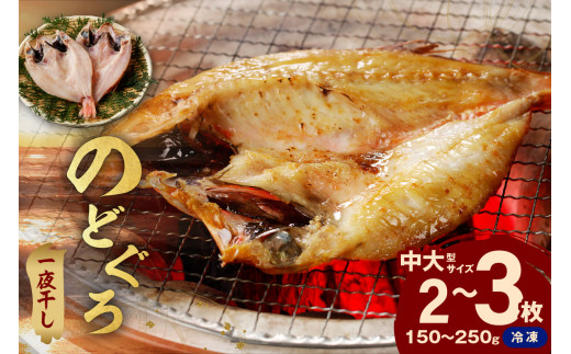 のどぐろ一夜干し個包装2～3枚「中～大型150～250gサイズ」 アカムツ 産地直送 干物 魚 一夜干し 人気 大きい 天然 ボリューム ノドグロ 【005_0129】