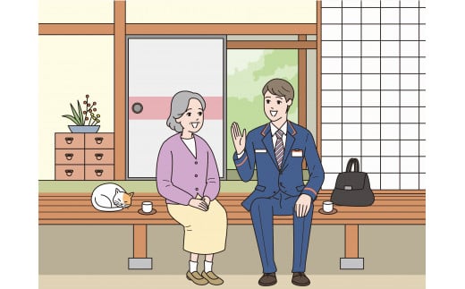 郵便局のみまもりサービス6ヵ月【見守り 郵便局 サービス 6ヶ月 毎月1回】
