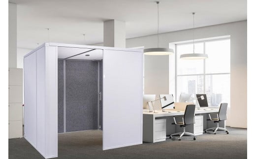 優れた吸音効果を発揮！ リミュート吸音ブースワイド