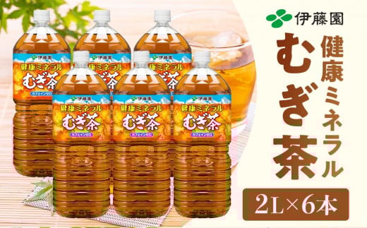 伊藤園 健康ミネラル麦茶 2L × 6本 1ケース 【 お茶 麦茶 むぎ茶 ドリンク ドリンクお茶 ペットボトル ペットボトルお茶 箱 和歌山県 海南市 AX96102 】