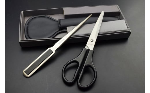 H6-85 デスクアソート2点セット(はさみ・ペーパーナイフ) Vロード(DA-12)