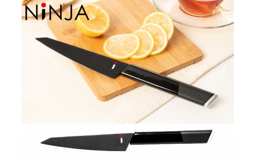 NiNJA Cool Kitchen Were ペティナイフ H15-27 オールブラックのクールな包丁(黒)[思いやり型返礼品]