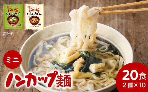 G9-04 ミニノンカップ麺 おわん麺セット20食(2種×10食)