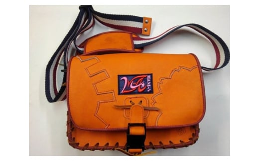 No.075 野球グローブの革製!ミニショルダーバック陽桜 / レザー 手作り カバン 鞄 大阪府 特産品
