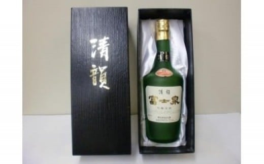 大吟醸 清韻 富士泉 720ml 1本 せいいん 日本酒 アルコール 16度 お酒 銘酒 地酒 ブランド酒 藤田酒造店 酒 吟醸酒 希少 山田錦 清酒 お酒好き プレゼント ギフト 贈答品 贈答用 贈答 お祝い 化粧箱入り カートン入り 茨城県 石岡市 (D02-001)