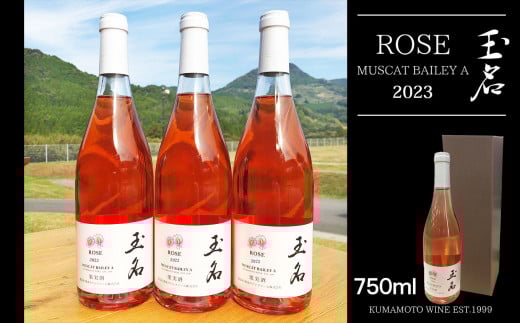 玉名 マスカット ベーリーA ロゼ 2023 | ワイン ぶどう 熊本県 玉名市 くまもと たまな