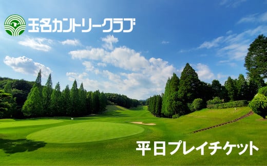 玉名カントリークラブ 平日プレーチケット(1名分) | スポーツ ゴルフ 熊本 玉名