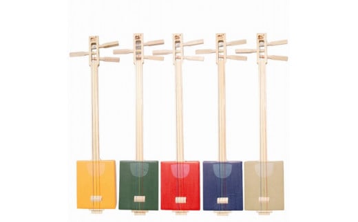 かみのしゃみせんSHABO初心者5点セットBOXのカラー：インディゴブルー