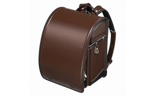 【ブラウン×チョコ】フィットちゃんランドセル　イートンクラブ安ピカッ楽ッション