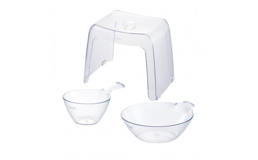 カラリお風呂セット30H【ナチュラル】（浴用品：湯おけ・手おけ・腰かけ30H）