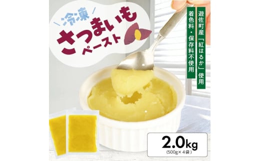 1180SA2000G 冷凍さつまいもペースト2.0kg(500g×4袋)
