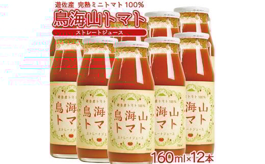 417 トマトジュース「鳥海山トマト」12本