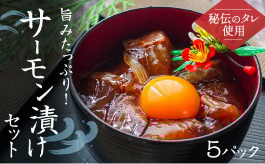 H-141 旨みたっぷり!サーモン漬けセット(5パック)
