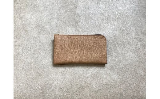E-33 SHOZOウォレット（財布）【牛革（ソフトシュリンクレザー）】キャメル 　 ※「アジア・パシフィック・レザー・フェア２０１９」革小物部門グランプリ受賞