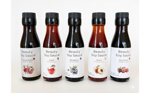 G-133 お肉に合うフルーツ醤油5種セット