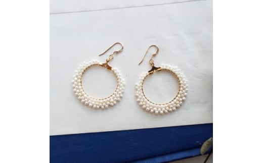 淡水パールのピアス【1639175】