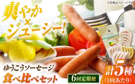 【全6回定期便】長崎伝統柑橘【ゆうこう】食べ比べセット ソーセージ ハム ウインナー Gris Hause NAGASE / 五島市 [PGF011] ソーセージ 詰合せ 詰め合わせ セット ウィンナー 肉 豚 五島 五島列島 五島美豚