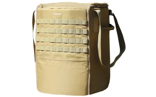 ANOBA ストーブダストバッグ コヨーテ (AN023)|断熱クッション内蔵で衝撃から守る ストーブ収納バッグ&簡易ダストボックス兼用モデル|灯油漏れ対策◎ 防水底&厚手生地採用|上蓋ジップ収納付き|キャンプ・アウトドア・防災・フェスに大活躍|河内長野市返礼品