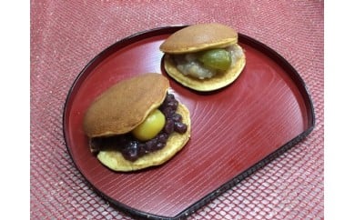 栗三笠と梅どらのセット（計28個入）