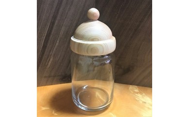 河内材ヒノキを使ったミルクボトルライト(小)ナチュラル