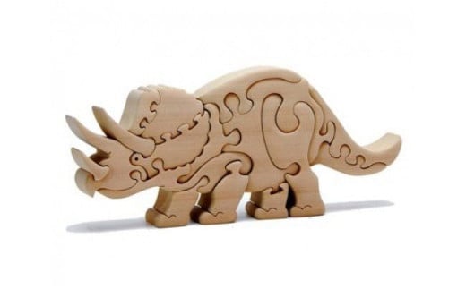 木工パズル　トリケラトプス｜こだわりの逸品 地域特産品 ギフト 自分用 人気 おすすめ