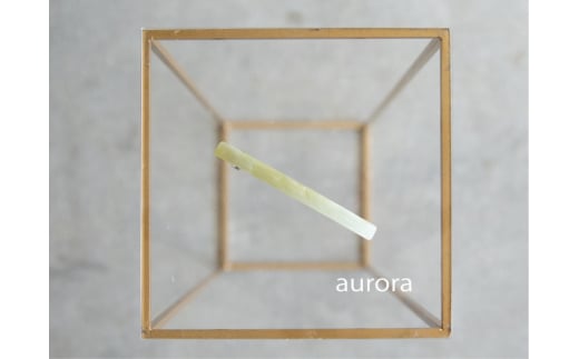 アクリル製ロングバレッタ aurora(オーロラ) eME long baretta 髪留め ヘアクリップ ヘアアクセサリー
