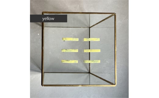 アクリル製ショートバレッタ yellow(イエロー) eME barretta 2 short 髪留め ヘアクリップ ヘアアクセサリー