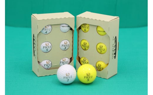 最高級・高品質ロストボール 6個×2[PHYZ PHYZ5]他ブランドあり ゴルフ ゴルフボール ボール洗浄選別済み 練習用カラーボール カラフル 送料無料