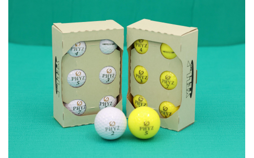 最高級・高品質ロストボール 6個×2[PHYZ PHYZ5]他ブランドあり ゴルフ ゴルフボール ボール洗浄選別済み 練習用カラーボール カラフル 送料無料