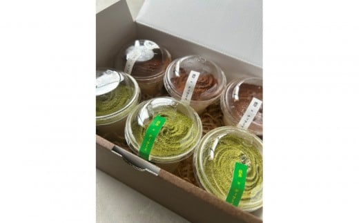 「米粉のシフォン&濃厚ティラミス」(6個入り)|沖縄 那覇市 ケーキ スイーツ ティラミス デザート 洋菓子 お菓子 人気