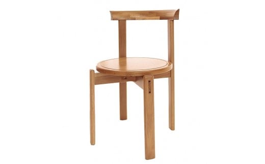 060-001　ラウンドチェアー　板座（１脚）