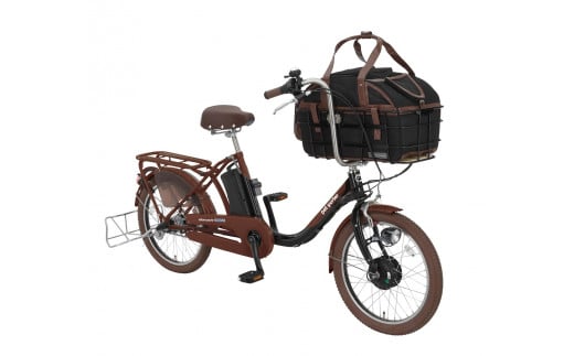 570-001　ペットポーターアシスト（丸石サイクル）メタリックブラウン×ブラック