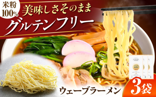 【グルテンフリー】 のど越しツルツル！ 米粉ラーメン ウェーブ グルテンフリー ヌードル 岐阜市 / 小林生麺株式会社 [ANGM002]
