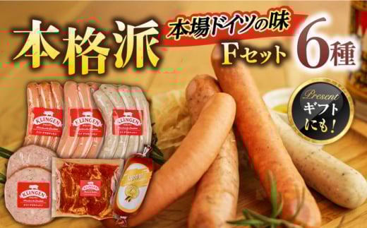 マイスター直伝手作りソーセージ Fセット 6種 ウインナー ソーセージ ステーキ 岐阜市/ドイツデリカテッセン　クリンゲン [ANBQ006]