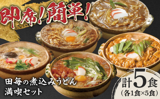 岐阜の味　田毎の煮込みうどん満喫セット 即席 カンタン 麺 岐阜市/ラボレムス [ANFP005]