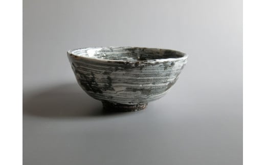 【唐津焼】中川自然坊窯刷毛目唐津 ご飯茶碗 (大) 1客